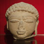 Stone Jina Head | Buff Sandstone | 11th Century, Madhya Pradesh | Height:11 inches