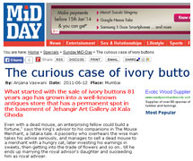 Mid Day - The curious case of ivory buttons